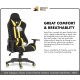 Green Soul GS-600 Beast Series Gaming Chair (Black & Yellow)